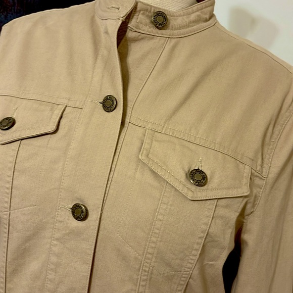 EUC!!🍂JONES NEW YORK SPORT BUTTON FRONT COTTON JACKET - Picture 3 of 12